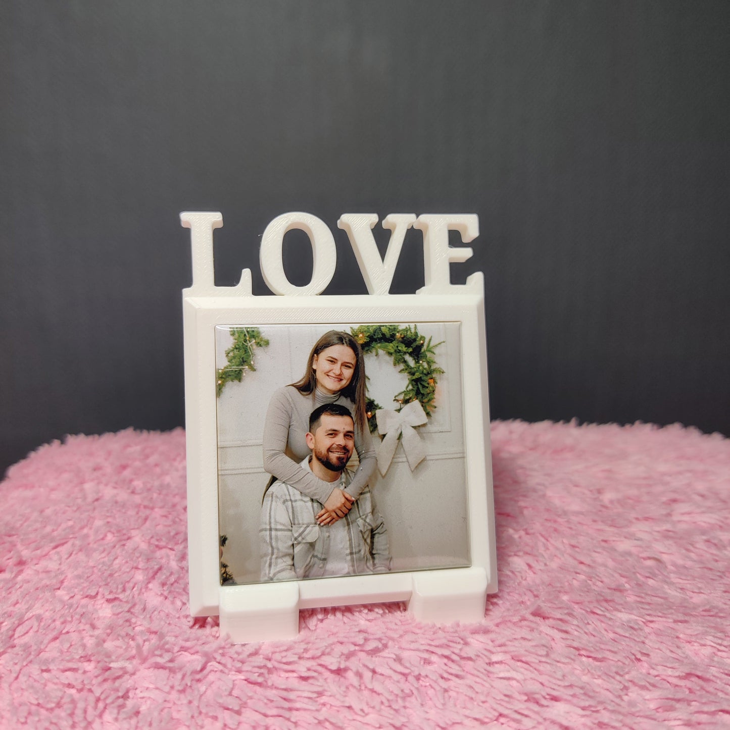 Ramă foto LOVE – mărturie nuntă & botez