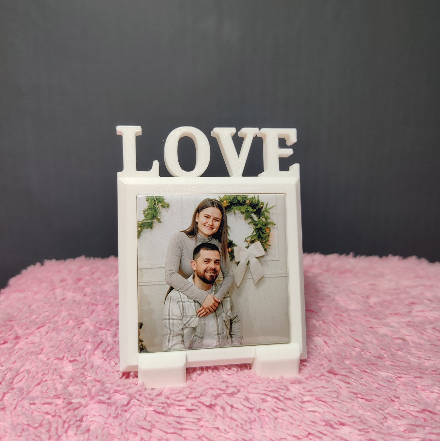 Ramă foto LOVE – mărturie nuntă & botez