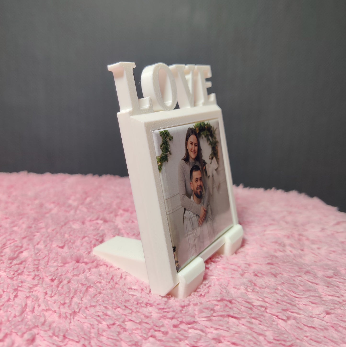 Ramă foto LOVE – mărturie nuntă & botez