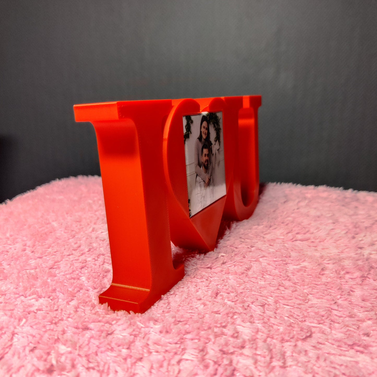 Ramă foto I ❤️ U – cadou romantic