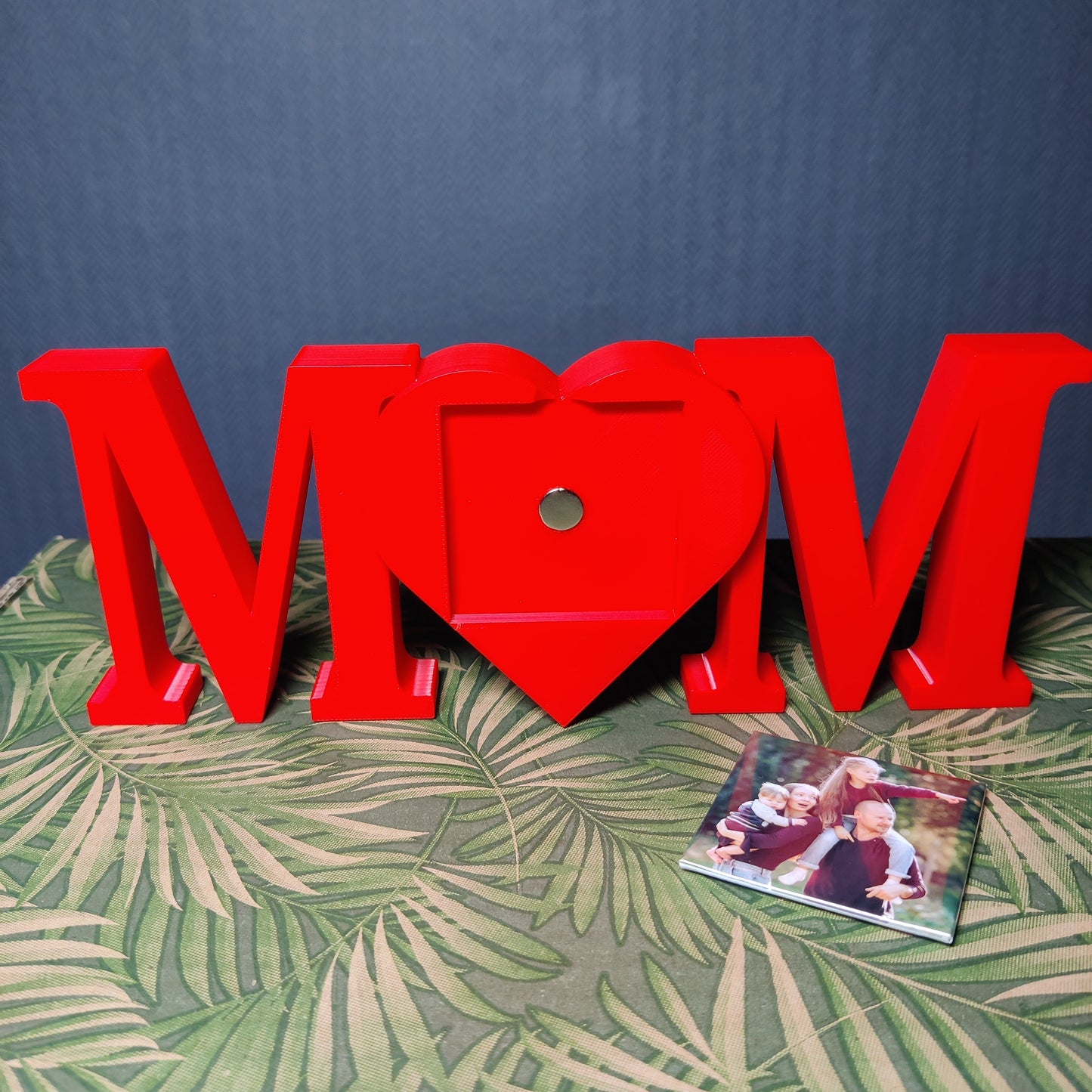 Ramă foto MOM cu magnet – cadou pentru mamă